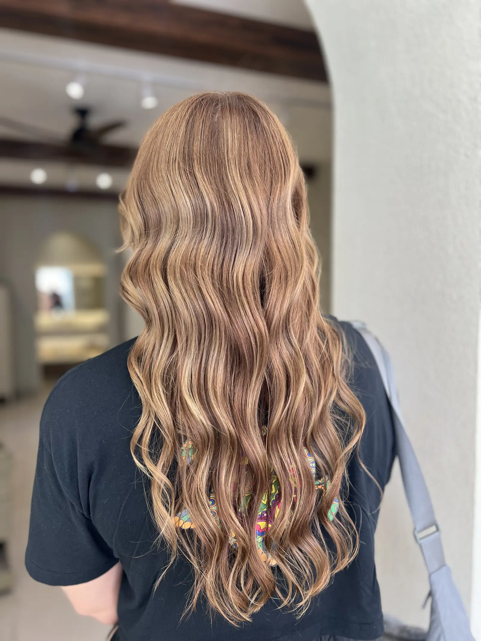 Balayage client 06, Day Hair Habit salon Bali, golden blonde hair