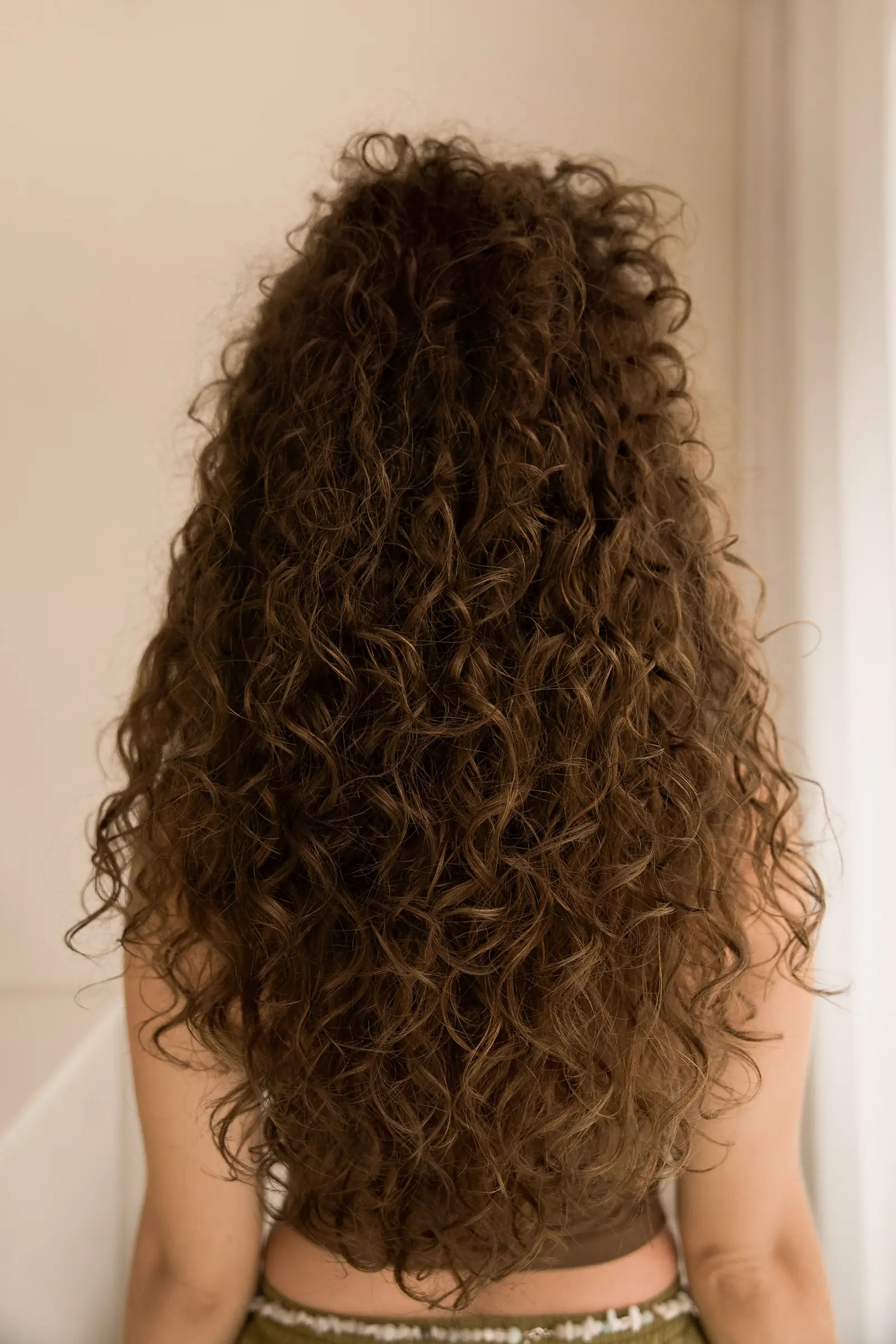 The same hair after treatment